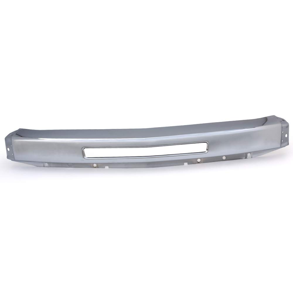 New Chrome Steel Front Bumper Impact Face Bar Compatible For Chevy Silverado 1500 09-13/2500 3500 07-10 Replacement
