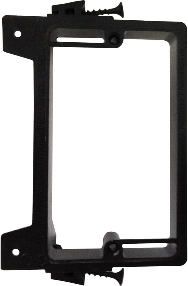 Arlington LVS1-1 Low Voltage Screw-On Mounting Bracket, 1-Gang