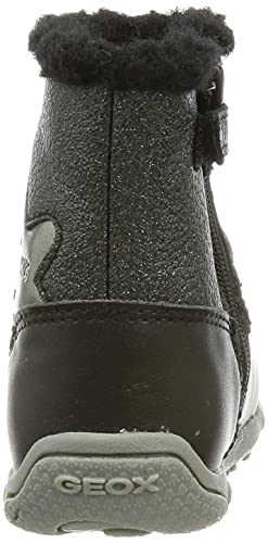 Geox B Balu' Girl B, Primi Passi Bimba 0-24, Nero