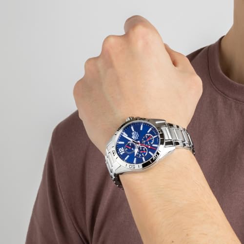 Variante de LOTUS relojes hombres Plateado correa acero 316L Multifunción