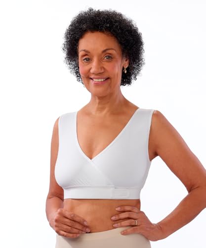 Silverts Front Closure Bra - Comfortable Adaptive Front Clasp Bra for Elderly - Wide Straps, Underwire & Padding Free - Image 5