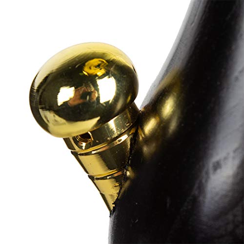 Heavenwood© Holz Shisha Set Edelstahl schwarz 65cm Hookah V2A Komplettset in Gold | Wasserpfeife Closed Chamber… – Bild 4