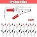 20 PCS Heavy Duty Alligator Clips Electrical Insulated Alligator Clips Red Black Metal Test Clamps with Screw Insulating Boots Replacement DIY Crafting for Household Soldering Electrical Test Tools