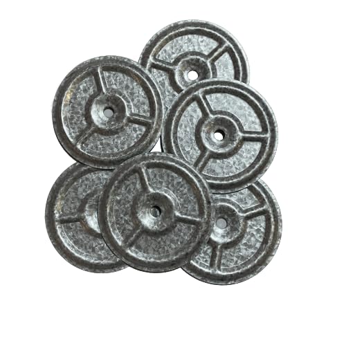 Miniatura 4 de Placa de rueda de carro de 3 '' FLATAss '' (1,000 piezas), placas de aislamiento para techos, va con tornillos autorroscantes en cubiertas de metal