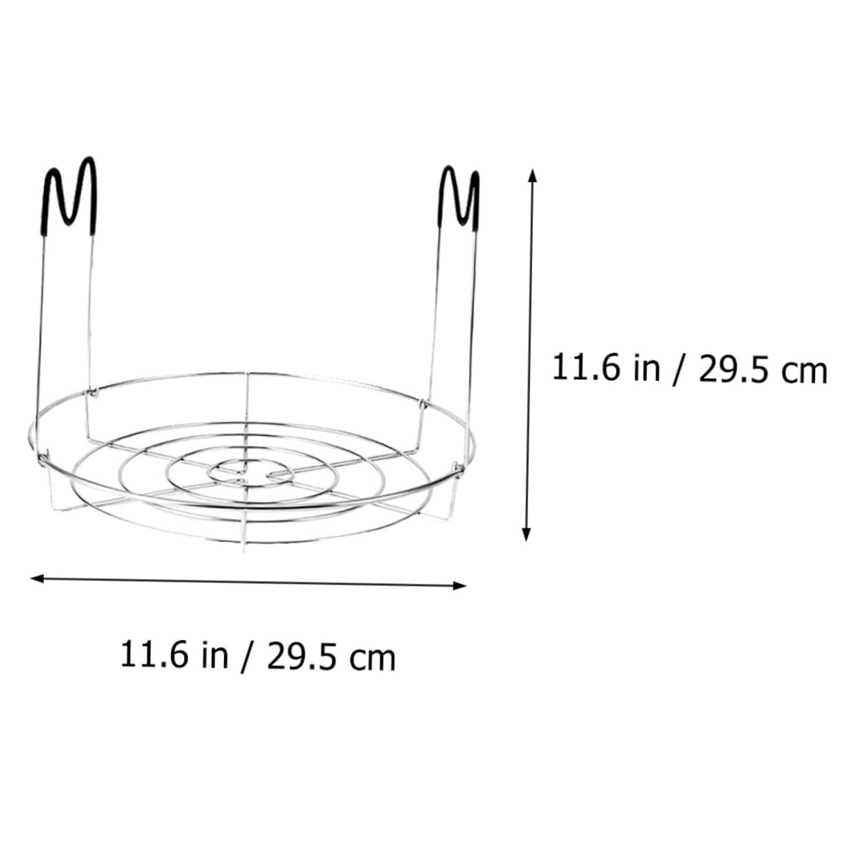 Élévateurs de Conserves Pliables et Réutilisables en Acier Inoxydable 12 Pouces Support Pratique et Cuisson à l'eau Chaude Couleur Aléatoire