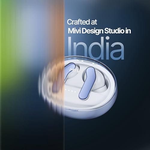 Image of Mivi DuoPods Roar (New Launch) 13mm AAC Audio Tech | AI-ENC | Dual Mic | 5.3 Bluetooth Ear Buds | 70Hrs Battery | Fast Charge | IPX4 | Low Latency | Gaming Earbuds