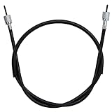 Amavoler 99cm 39 Inch Gy6 50cc Scooter Speedometer Speedo Cable M12 Thread Replacement Accessory Fit for Taotao ATM Peace Ice NST.