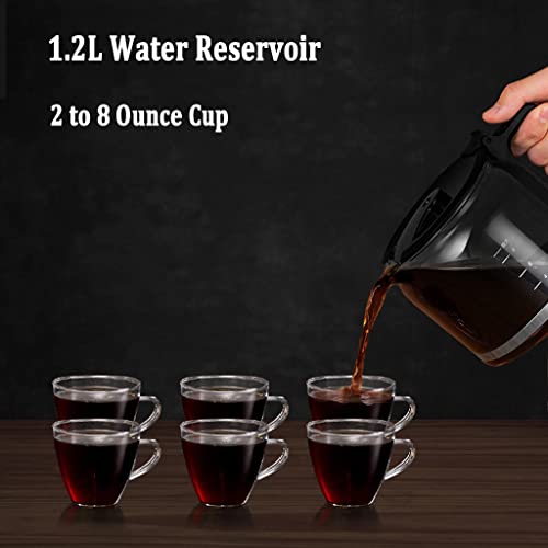 ADLOF Filterkaffeemaschine für 8 Tassen, Automatische Kaffeemaschine Mahlen und Brühen, Elektrische Kaffeemaschine mit… – Bild 7