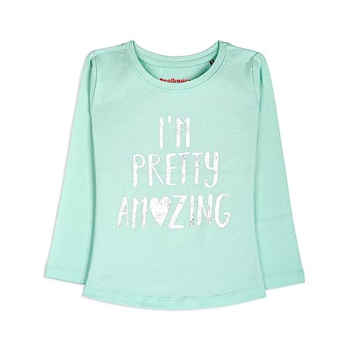 Image of Real Basics Girls Regular Fit Full Sleeves Tshirt (Pack of 2)