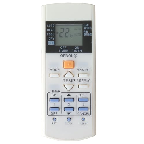 ECONTROLLY Telecomando Universale Per Condizionatore Panasonic A/C (Modello A75C3297) - Sostituto Facile, Pronto All'Uso
