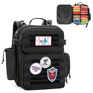 DSLEAF Cornhole Backpack, Cornhole Bag Holds 16-24 Cornhole Bags with Padded Shoulder Straps and Cushioned Lumbar for Comfort, Extra Pockets for Essentials (Patent Design)