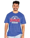New York Rangers NHL Officially Licensed Tri-Blend T-Shirt Beards, Small Team Color