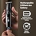 SHPAVVER Electric Beard Trimmer for Men: 16-in-1 Professional Barber Hair Clippers - Cordless Grooming Kit - Turbo Speed & Precision Blades