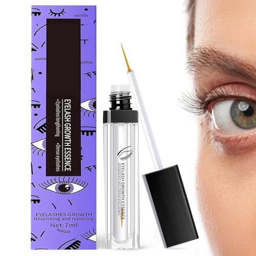 7ml Sérum De Pestañas,Pestañas y Cejas Cuidado Formula,Esencia de Hombres Y Mujeres pestañas Cuidado,DiseñO de Cabezal Cepillo,Nutre Hidrata Solución,Más Llenas y Hermosas