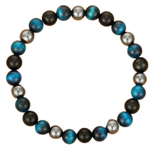 Handmade Adjustable Obsidians Tigered Eye Stretchable Natural Gemstones Bead Jewelry Tigered Eye Adjustable
