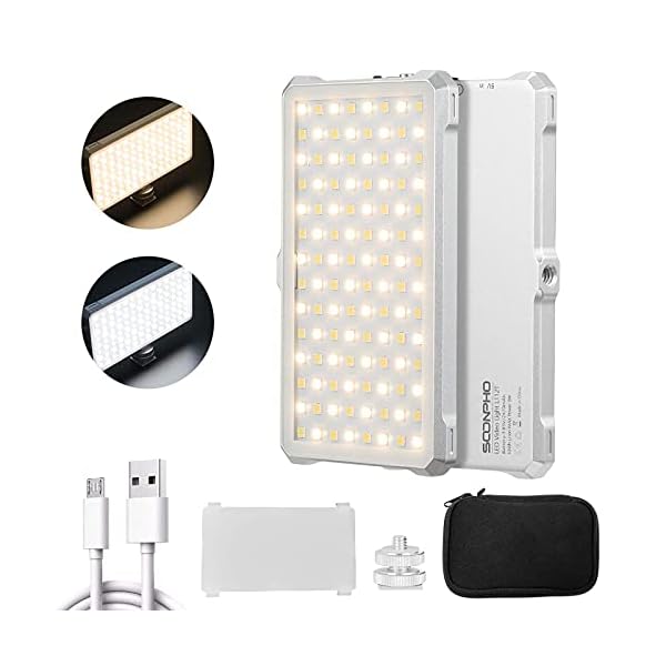 9W Fotografie Licht RGB Licht mit 2530 mAh Batterie 3200K-5600K Licht Kamera 0LED Bildschirm Video Licht LED für DSLR…