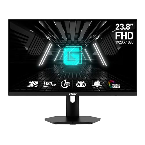 Msi G244f E2 - Monitor Gaming De 23,8 Fhd 1920x1080 , 180 Hz 1ms, 180 Hz 1ms, 16:9, Rapid Ips, Freesync Premium, Display Port 1.2a, Hdmi 2.0b - N Msi G244f E2 - Monitor Gaming De 23,8 Fhd 1920x1080 , 180 Hz 1ms, 180 Hz 1ms, 16:9, Rapid Ips, Freesync Premium, Display Port 1.2a, Hdmi 2.0b - N
