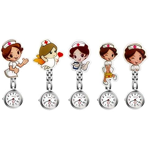 Avaner Juego de 5 Relojes de Enfermera Cover