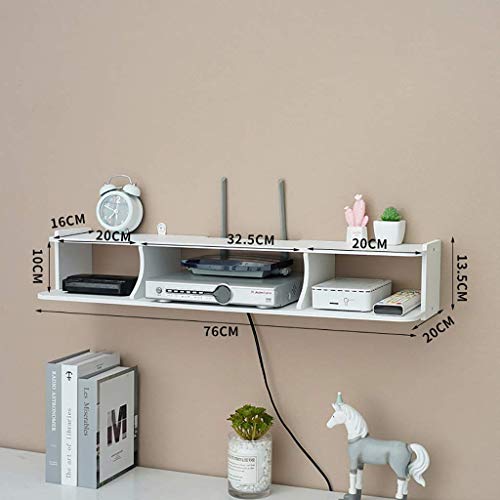 Schwimmende Regale Wand-TV-Schrank/WiFi-Router-Rack/Speicher-Rack CD/DVD-Player/Projekt