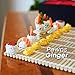 Sushi Chess - The Sushi Themed Chess Set, Sushichess Travel Chess Set with Folding Board, Sushi Game Kit for Two Player, Sushi Roller Chess Pieces, Sushi Mat Chess Board, Strategy Game for Adults(With