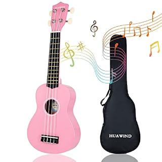 Hua Wind Soprano ukulélé 21 pouces ukulélé pour débutants, enfants guitare quatre cordes ukulélé pour enfants en bois… - Les Beatles, Paul McCartney, John Lennon, RIngo Starr, George Harrison