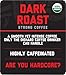 Hardcore Ground Coffee, High Caffeine, Strong Roast, 16 Oz