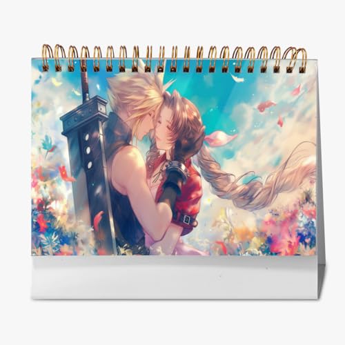 ファイナルファンタジー クラウド?ストライフ 53 新年 卓上 カレンダー 2026年度 2025年9月 実用