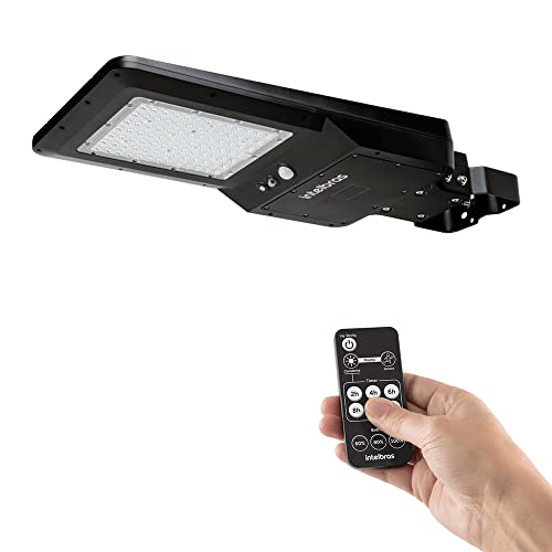Luminária Solar Integrada LSI 4800 Preto Intelbras