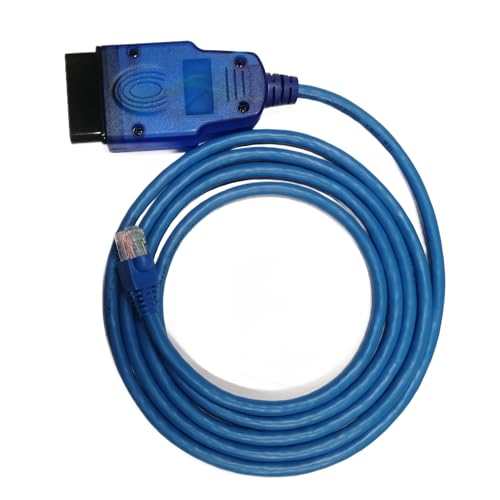 Alchiauto Câble OBD OBD2 Ethernet Enet RJ45 OBDII VOE OBD vers Ethernet Adaptateur compatible avec véhicules Volvo SPA CMA VIDA PC 2016+ – vue 2