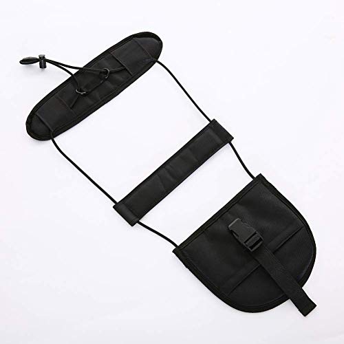 Image of Fiersh Luggage Straps - 1Pc Luggage Bungee Strap Add a Bag - Lightweight and Durable Elastic Strap for Extra Luggage Adjustable Belt Travel Accessories - Black