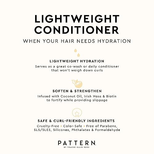Pattern Beauty By Tracee Ellis Ross Lightweight Conditioner, 3 Fl Oz, Rich Moisture For Curlies, Coilies And Tight-Textured Hair, 3A-4C #TOP6