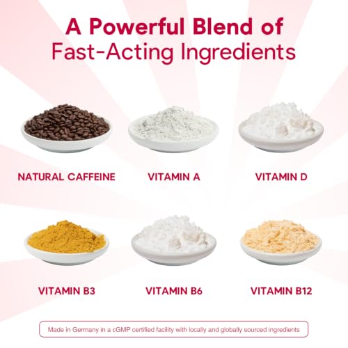 Image of Energy Bytes Daily Energy Gummies - Fast Acting Energy Chews with Caffeine & Vitamins B3 B6 B12 A & D - Stay Focused and Energised Through Your Day - 60 Bytes