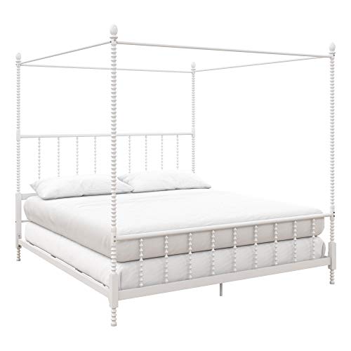 Dhp 4482149 Jenny Lind Metal Canopy Bed, Four Poster Design thumb #3