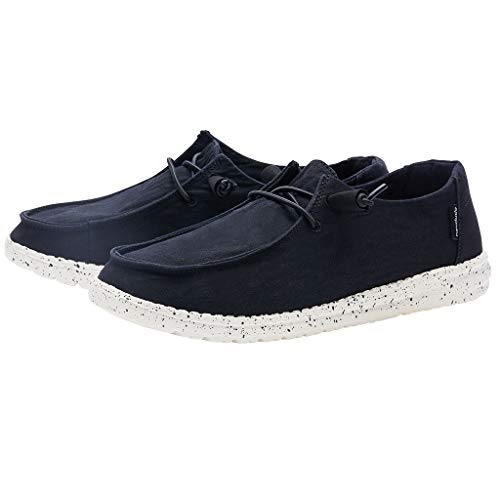 Hey Dude Women's Wendy L Black Size 6 | Women’s Shoes | Women’s Lace Up Loafers | Comfortable & Light-Weight #TOP1