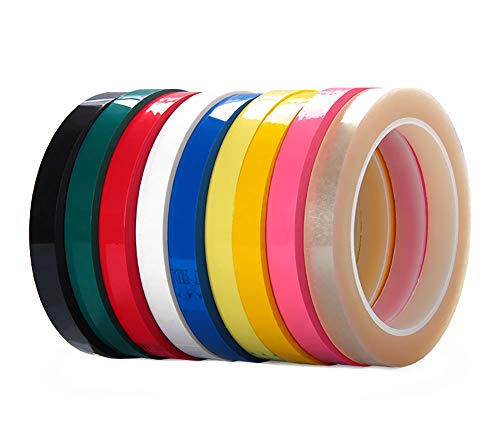 6 mm breites selbstklebendes Künstler-Klebeband, Rasterband, Grafikkunst, dünnes Klebeband, trocken abwischbar, Markierungsbänder, Whiteboard-Rasterband, 70 Meter pro Rolle Cover