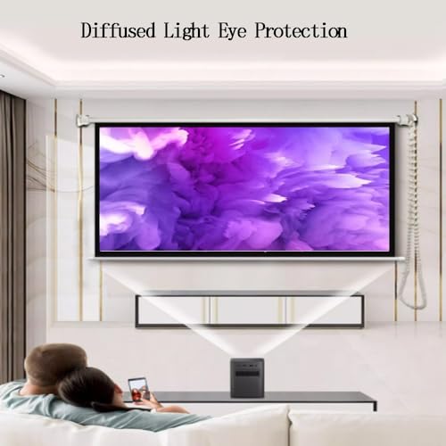Pantalla manual para proyector de 72 pulgadas 4:3 miniatura 4