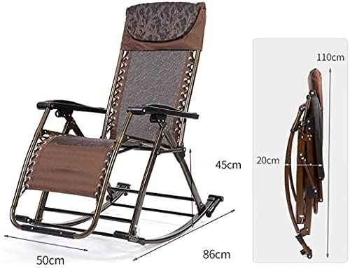 Chaise inclinable Zero Gravity et transat de jardin pliable pour camping - 5