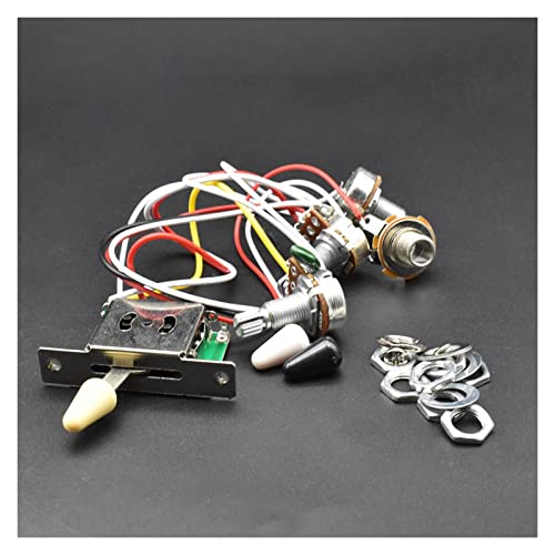 Zengxue zς݃GLM^[C[n[lXLbg2T1V500K|bgRg[muC^[tF[Xt5EFCRo[^[ Guitar Wiring Harness