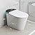 TOTTE Smart Toilet with Bidet Built in, One Piece Bidet Toilets with Auto Open & Close Lid, Foot Sensor, Auto Dual Flush, Remote Control, Modern Toilets for Bathroom