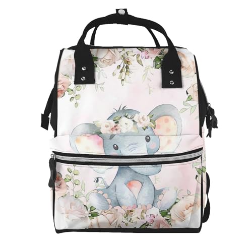 Sac à dos à langer éléphant pour éviter le désordre en voyage