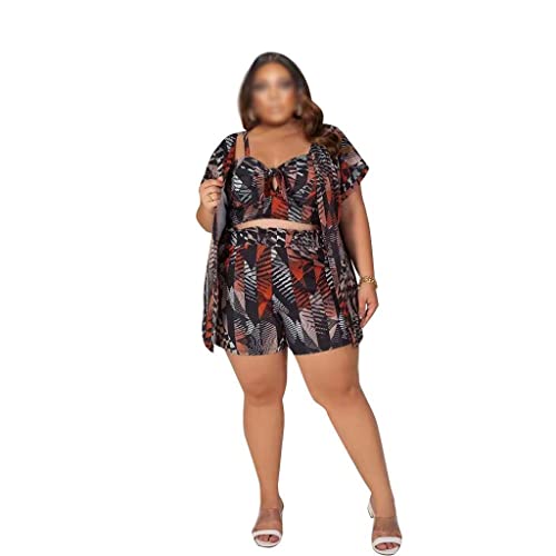 Ensemble Grande Taille RWRAPS Ensemble Deux Pièces Fluide avec Haut et Jogger - 2