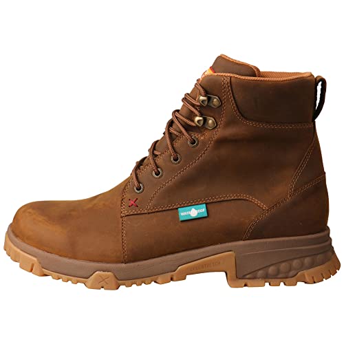 Image of Twisted X Men's Men'S Cellstretch Waterproof Work Boot Soft Toe - MXCW001 11 D(M) US