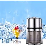 電動アイスクラッシャースノーフレークポータブル手動アイスクラッシャーラウンド家庭用シェーバースノーコーンメーカーキッチンツール