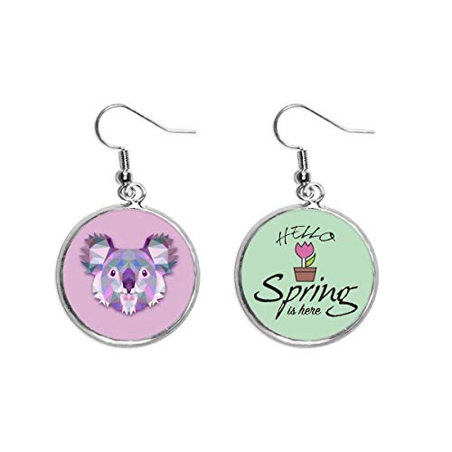 Pendientes de koala ideales para regalar en primavera como joya decorativa