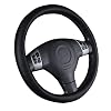 Steering Wheel Covers, Silicone Car Steering Wheel Covers,13-15 Inches Universal Soft Non-Slip Car Decoration Steering Wheel Cover Car Accessories,Black