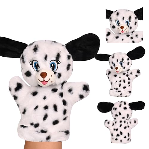 Image of Besties Dog Hand Puppets for Kids - Soft Hand Puppets for Kids, Story Telling Puppet for Kids, Hand Puppet Toy, Plush Animals Hand Puppet Toys, Fun Play Learning Toys - Multicolor (Dog)