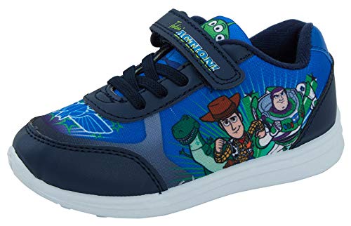 Disney Chaussure de Sport pour Enfants Bleue Toyers Buzz Woody Rex avec garçons