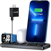 Generic 3 in 1 Wireless Magnetic Charging Station for Apple