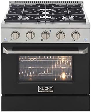 Kucht KNG301-K Gas Range, Black