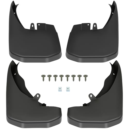 Image of SCITOO Splash Guards Mud Flaps Universal Vehicle Wheel Fender Fits for Nissan Frontier 2.4L l4 2006-2008 2011 2014-2015,for Nissan Frontier 2.5L l4 2008-2016,for Nissan Frontier 4.0L V6 2005-2016